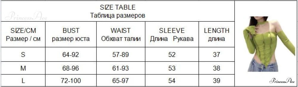 Halter 2 Crop Top T-Shirts Backless Arm Long Y2K Women’s Shoulder Piece Tanks Christmas Tees Off