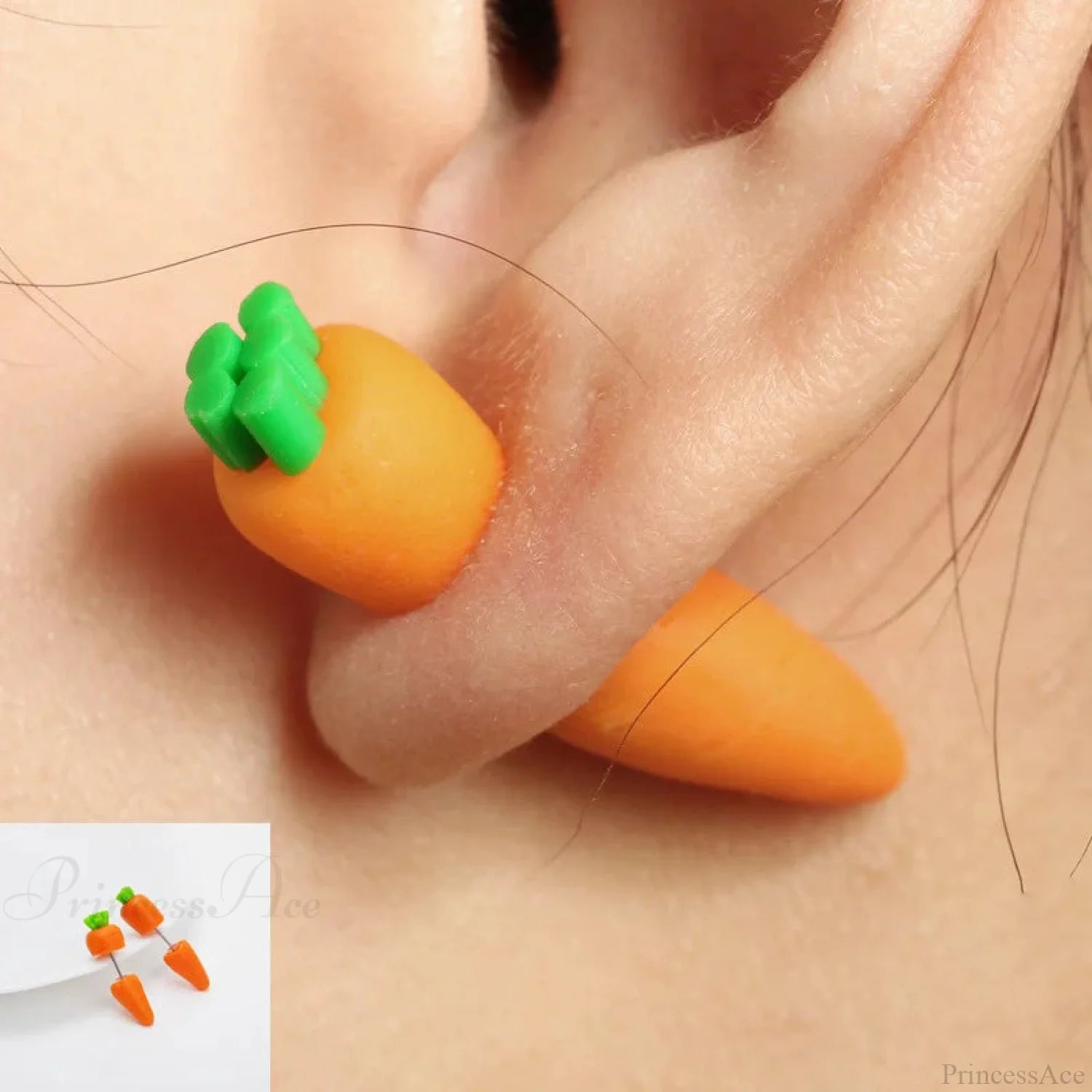 Handcrafted 3D Animated Polymer Clay Earring