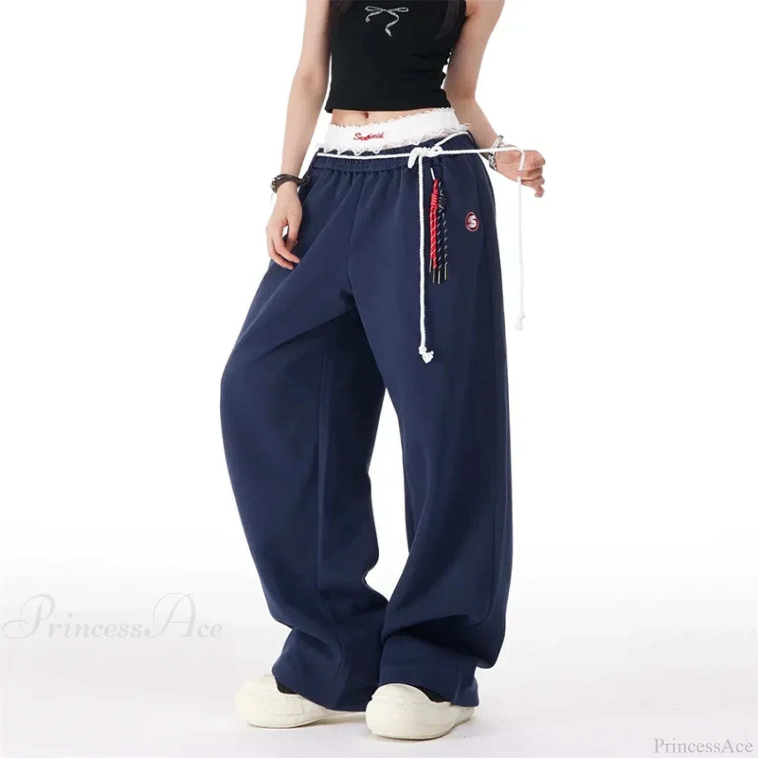 Harajuku Loose Wide-Leg High-Waisted Dance Pant pant-250223