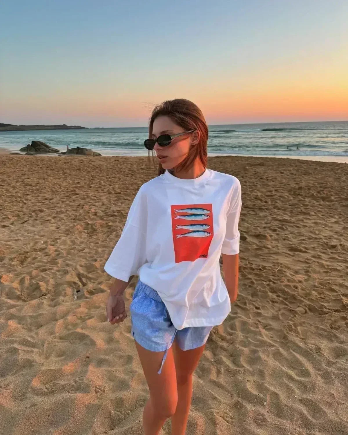 Harajuku Passionate Logo Graphic T-shirt white3 / S t-shirt-250223