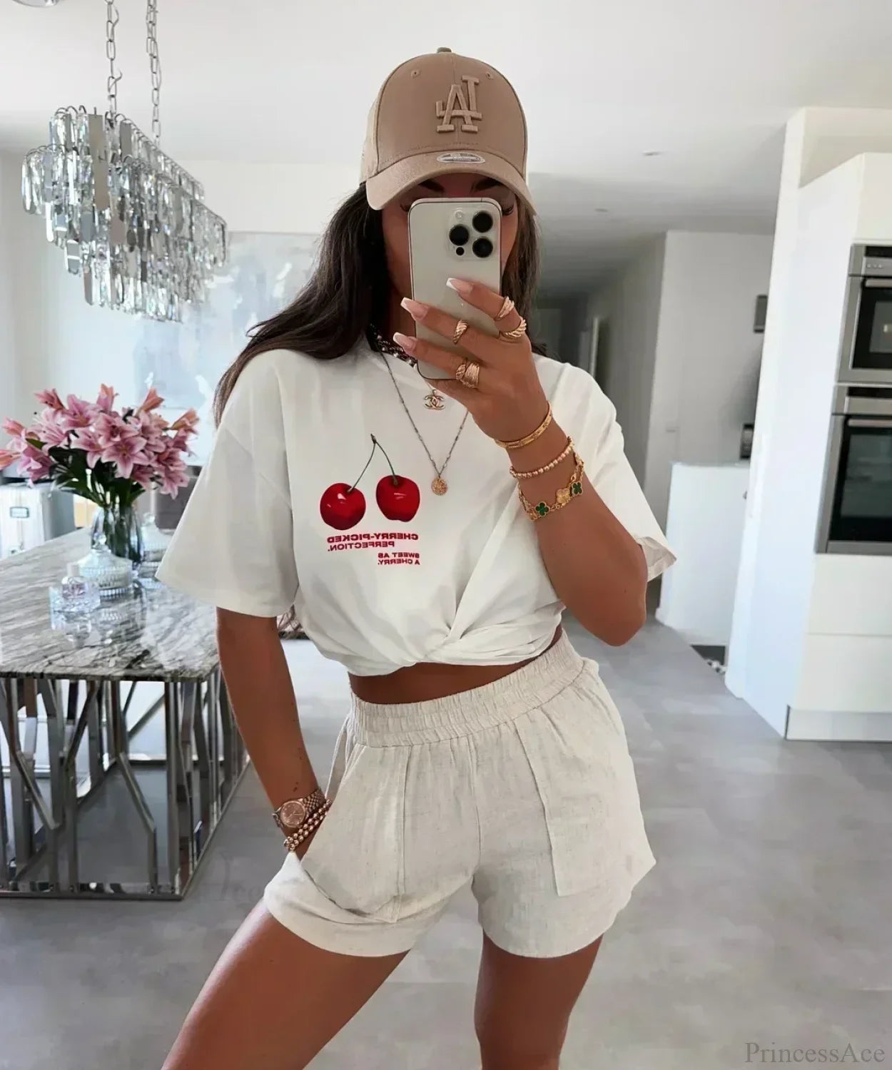 Harajuku Passionate Logo Graphic T-shirt white9 / S t-shirt-250223