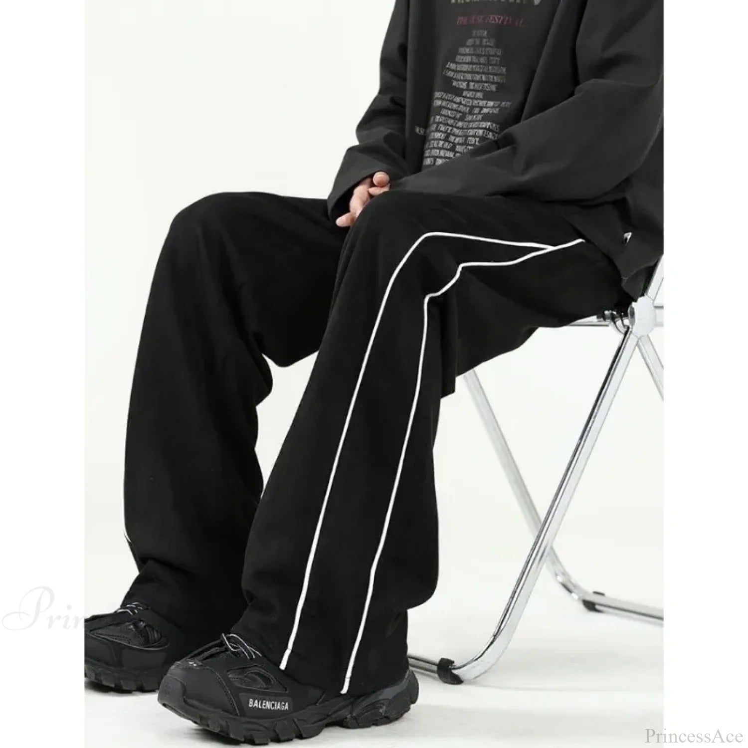 Harajuku Stripe Sweatpants Oversized Pants