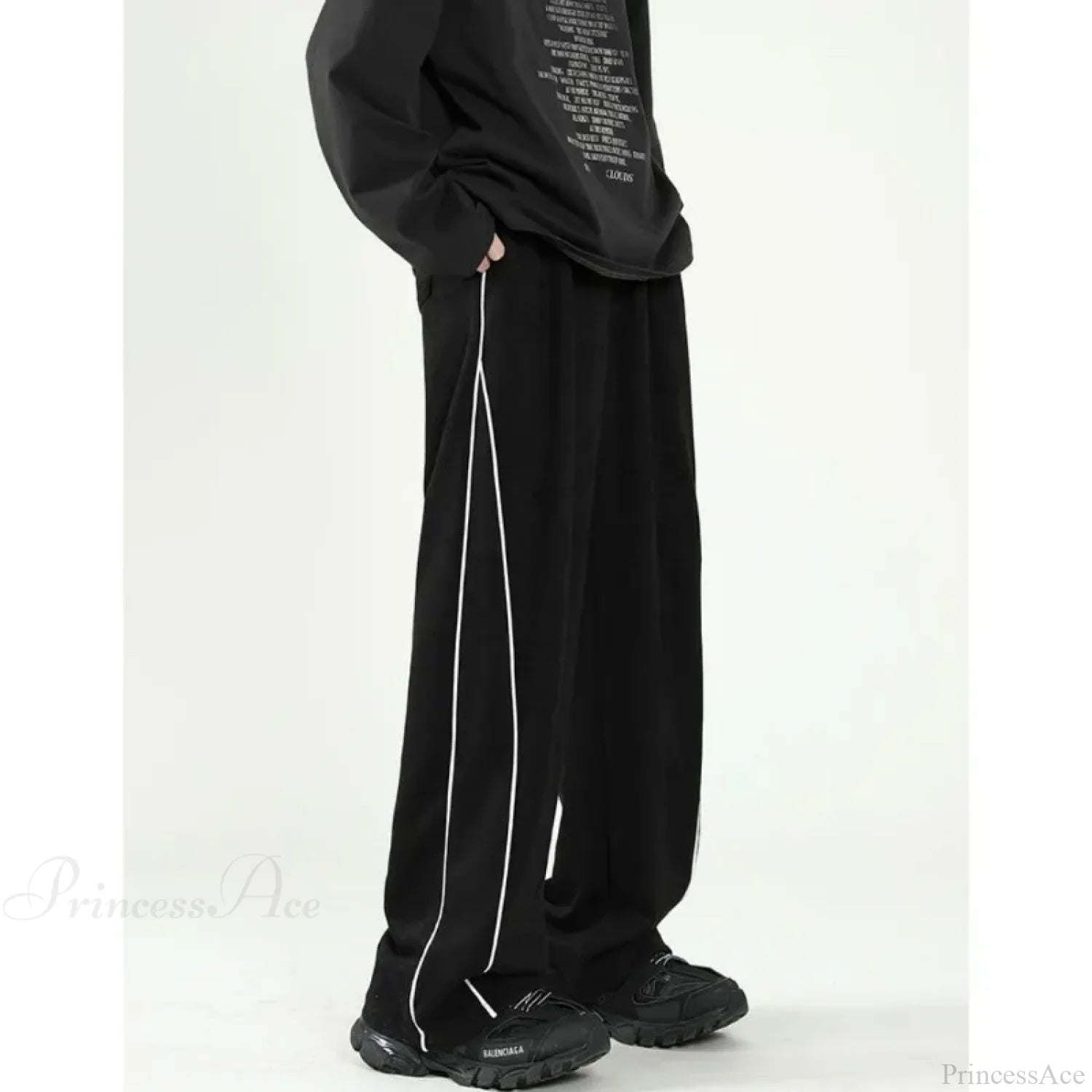 Harajuku Stripe Sweatpants Oversized Pants