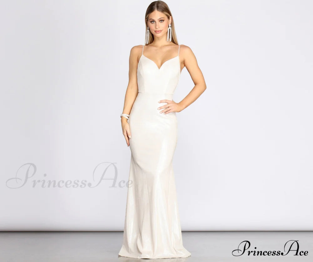 Harley Formal Stylish Knot Glitter Dress S.o. Long Dresses