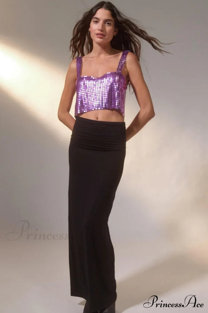 Harlow Metal Stylish Cropped Top
