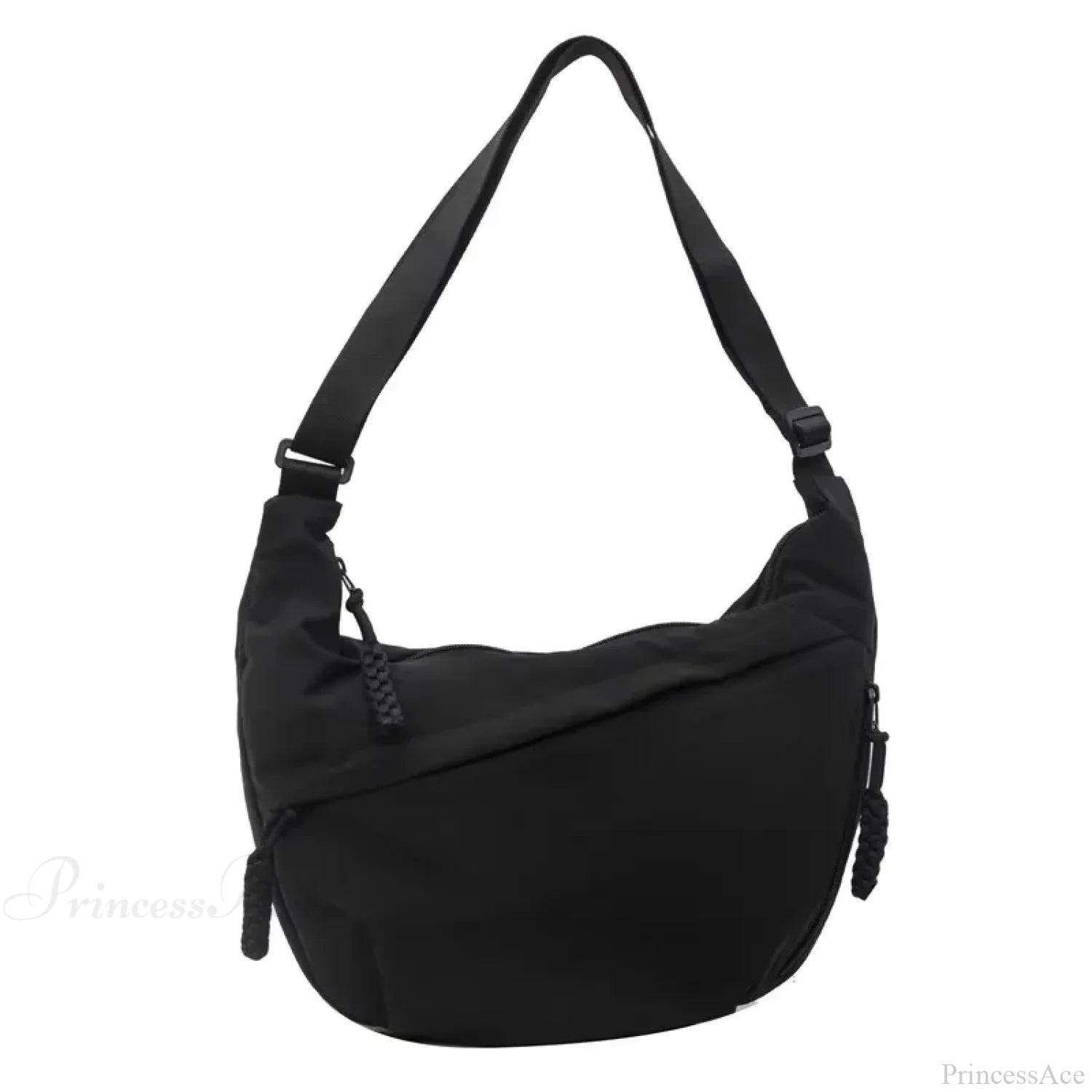 High Capacity Nylon Crossbody Messenger Black crossbody-250126