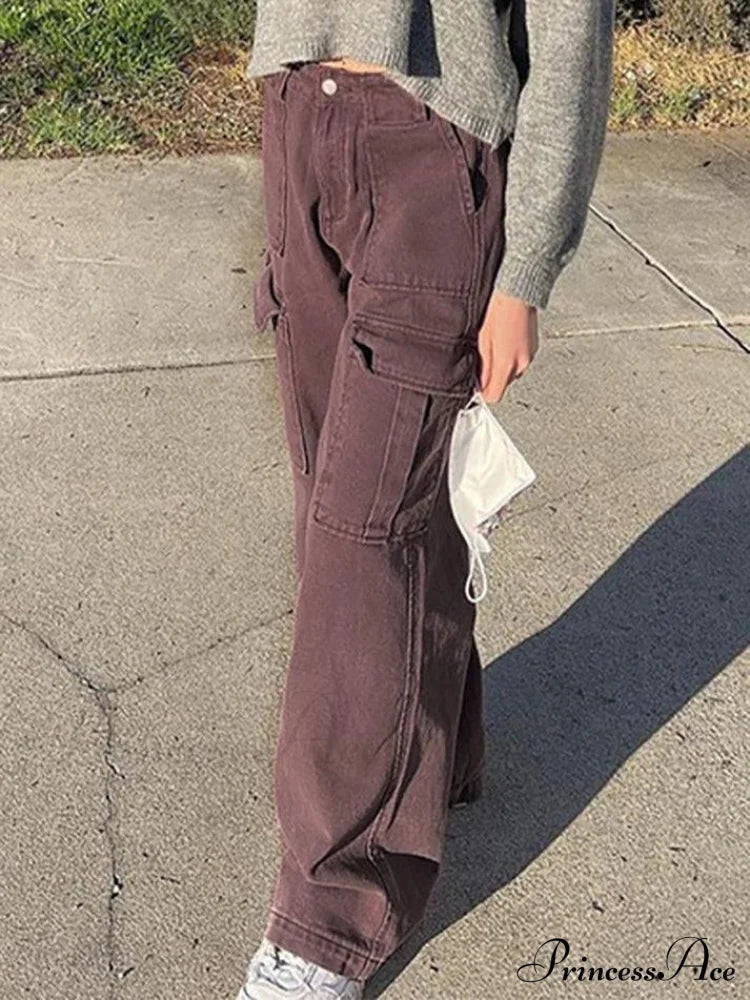 High Waist Graceful Irregular Denim Skort Jeans