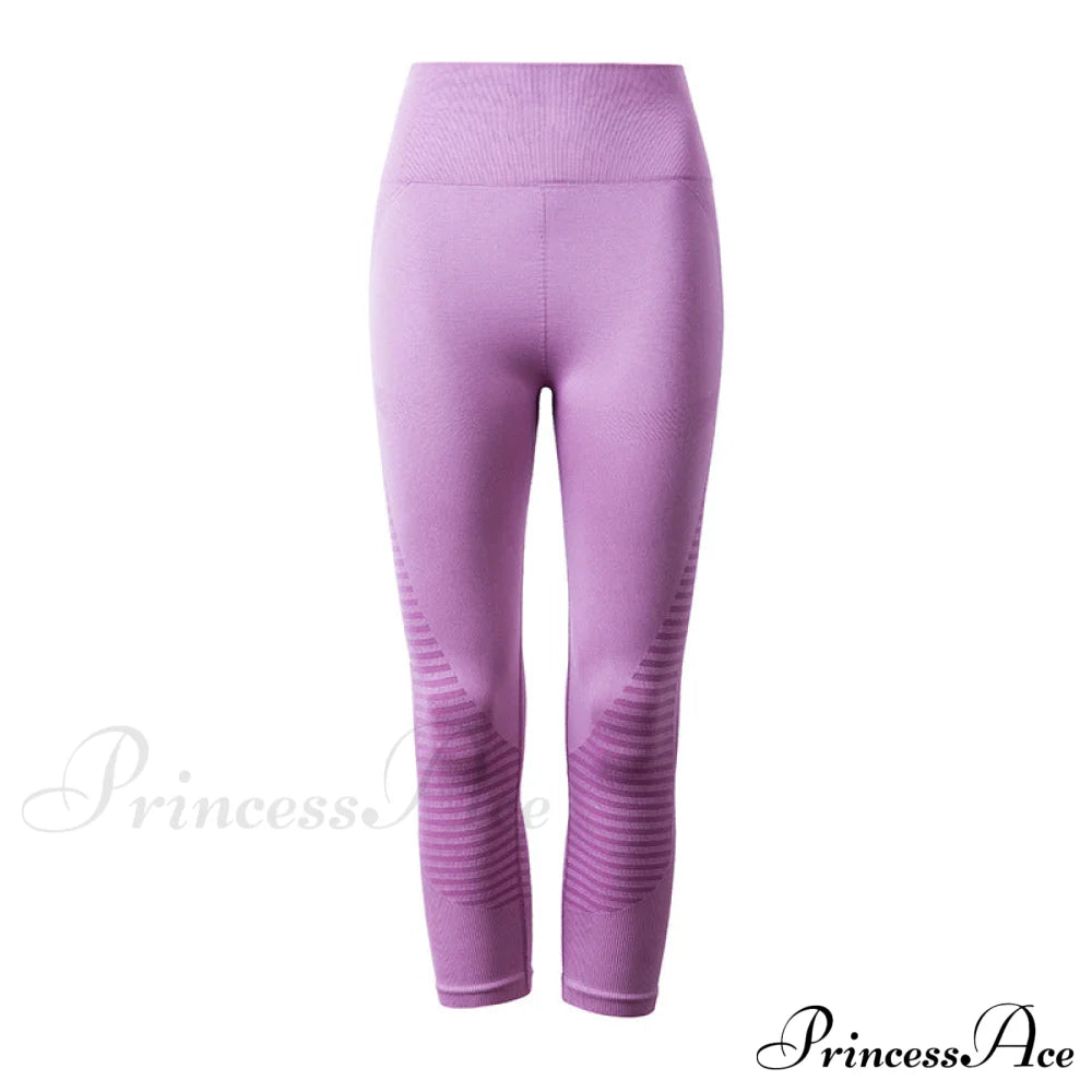 High Waist Seamless Leggings Pink / S/M