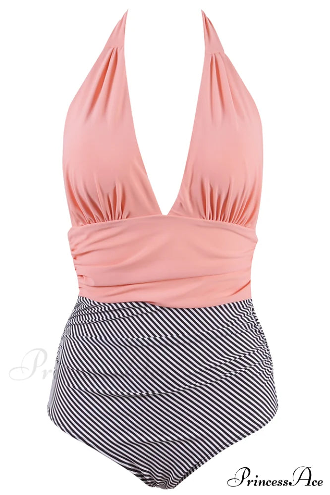 High Waist Bathing Suit S~2XL - Dress In Beauty