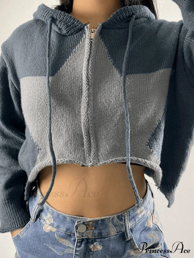 Hooded Solid Color Trendy Casual Sweatshirt Dress Sweaters