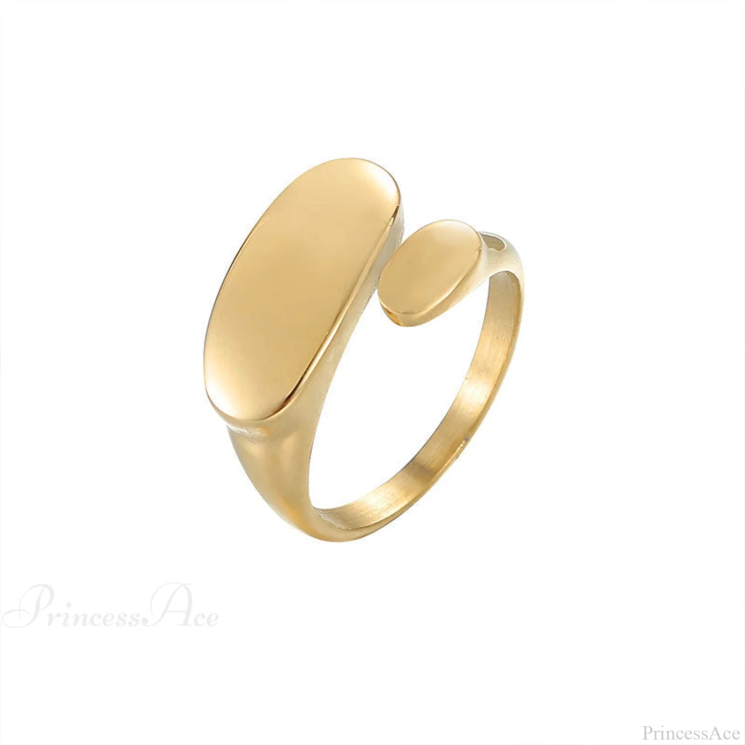 Ins Fashion Minimalist Style Irregular Open Rings