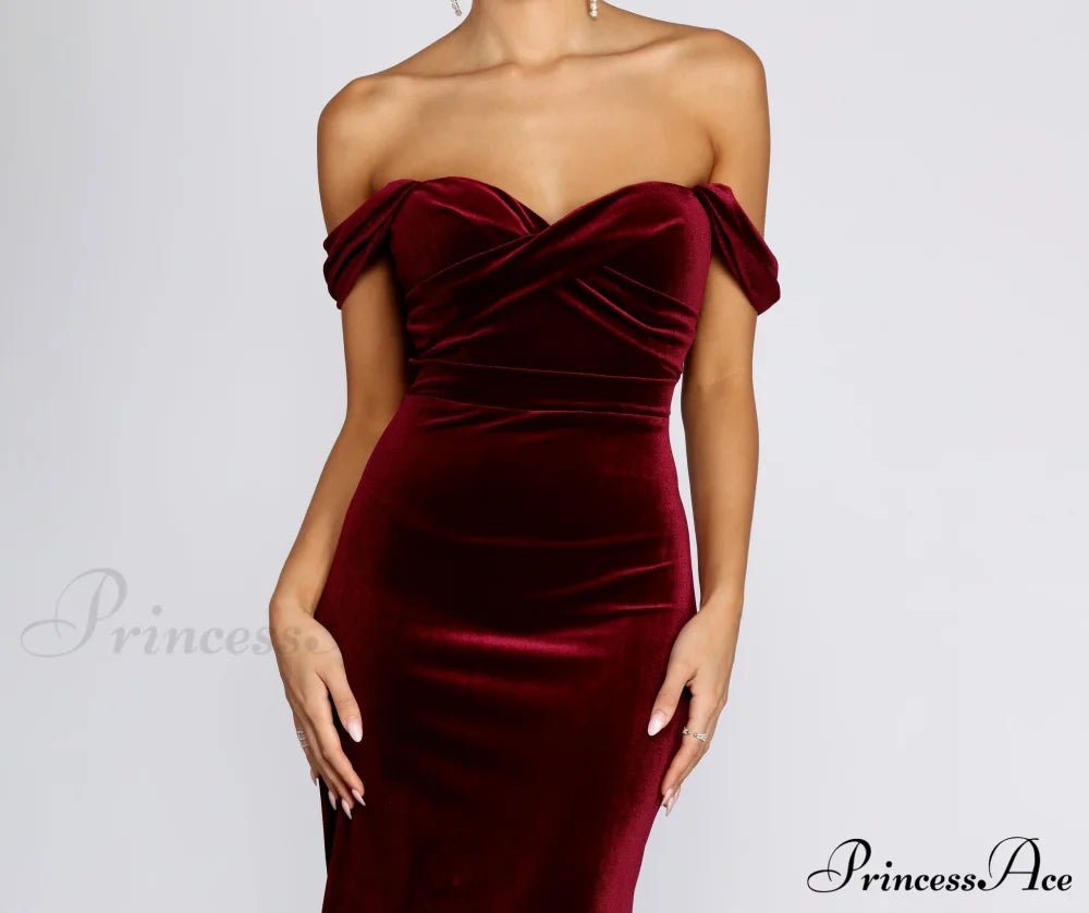 Jenisa Formal Off Charming The Shoulder Dress S.o. Long Dresses