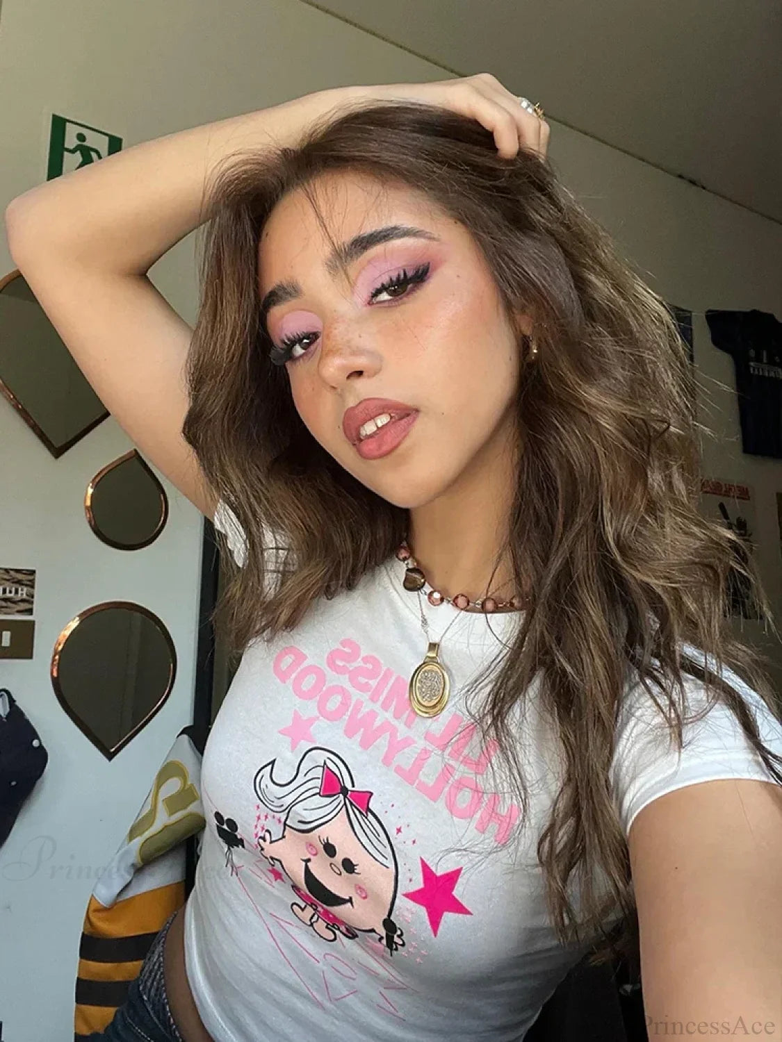 Kawaii Short Sleeve Crop Top T-shirt t-shirt-250223