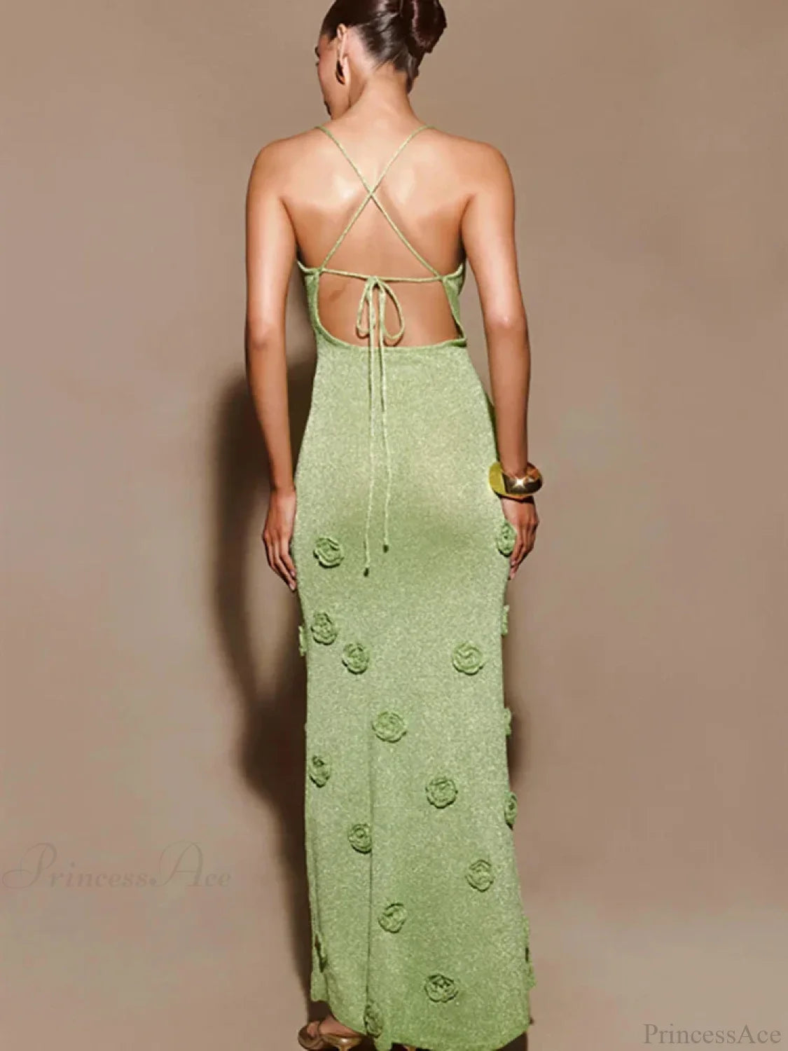 Knitted Spaghetti Vacation Dress vacationdress-250223