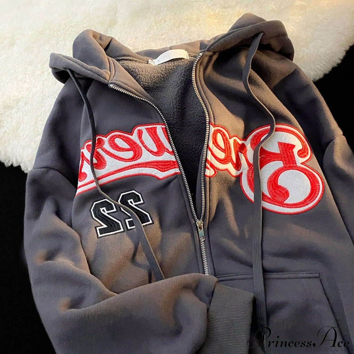 Korean Version Oversized Solid Color Hoodies Sweatshirts & Hoodies-L