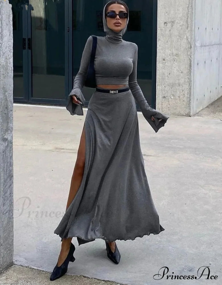 Kori Knitted Stylish Two Piece Set