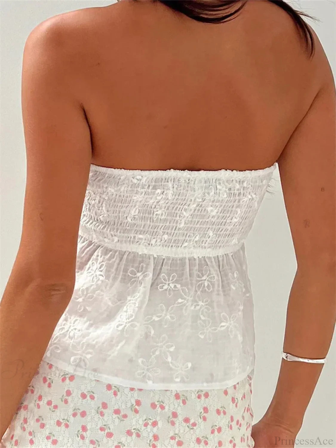 Lace Flower Patchwork Crop Top croptop-250126