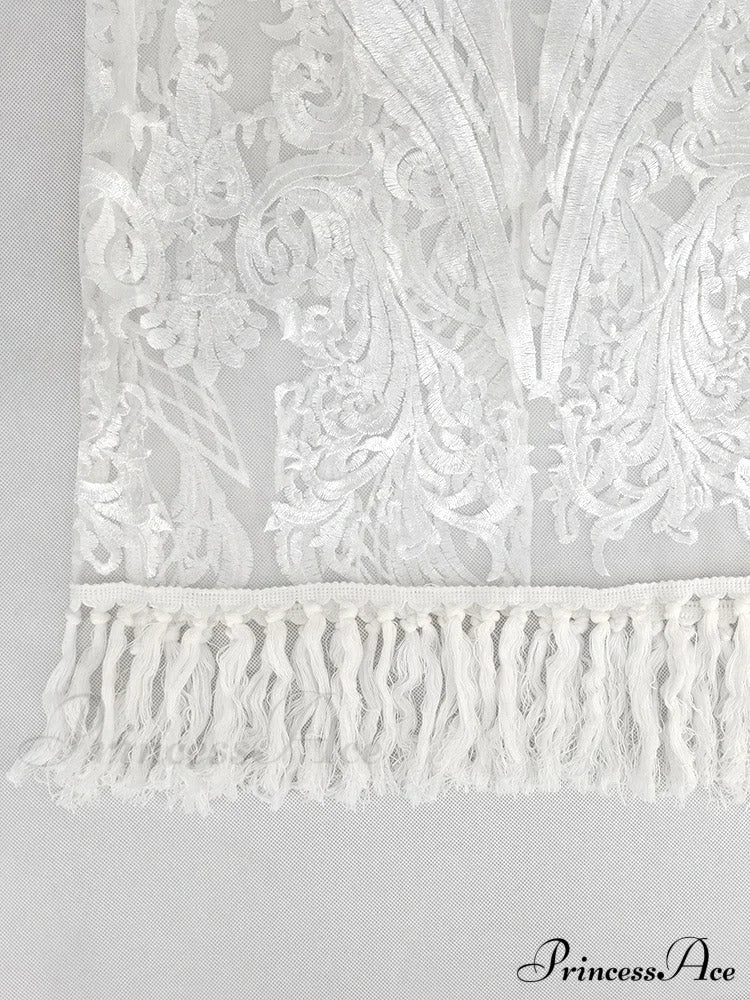 Lace Spaghetti Graceful Strap Irregular Dress Dresses