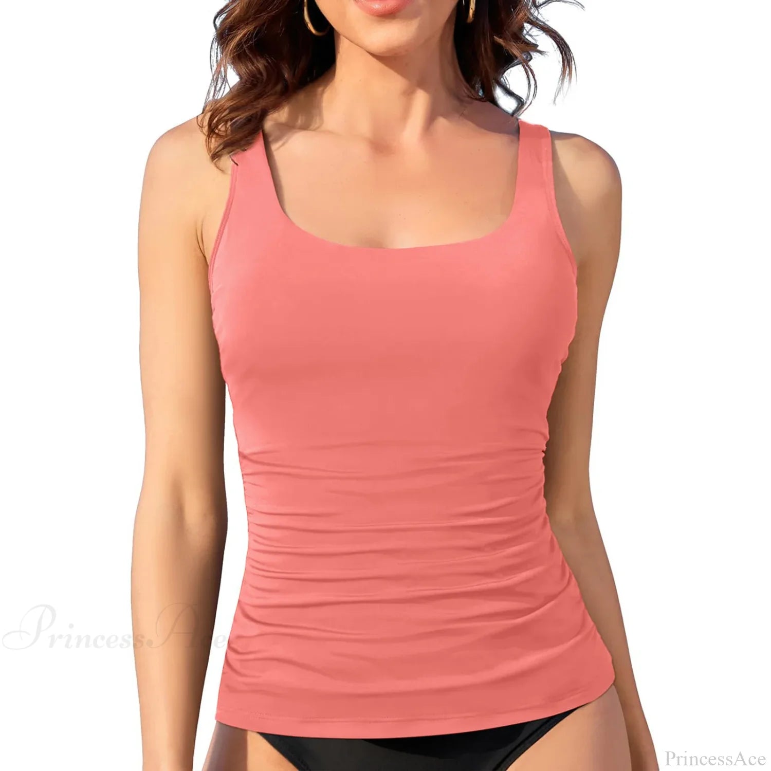 Lace Up Underwire Bikini Two Piece Set Pink / S