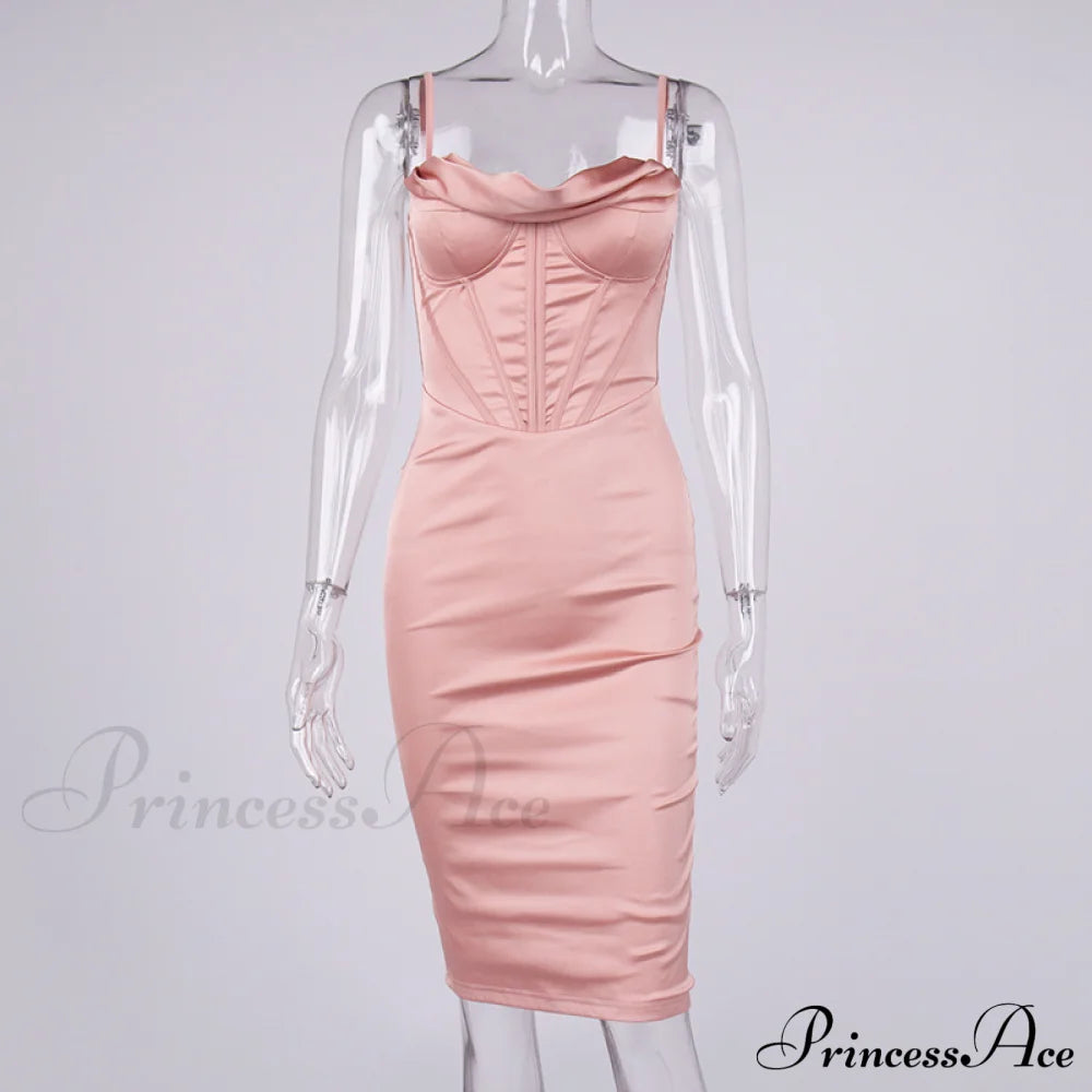 Layer Of Gown Satin Evening Club Women Celebrity Double House For - Bodycon Cb Dress