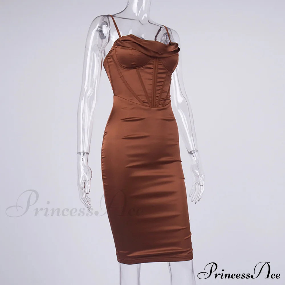Layer Of Gown Satin Evening Club Women Celebrity Double House For - Bodycon Cb Dress