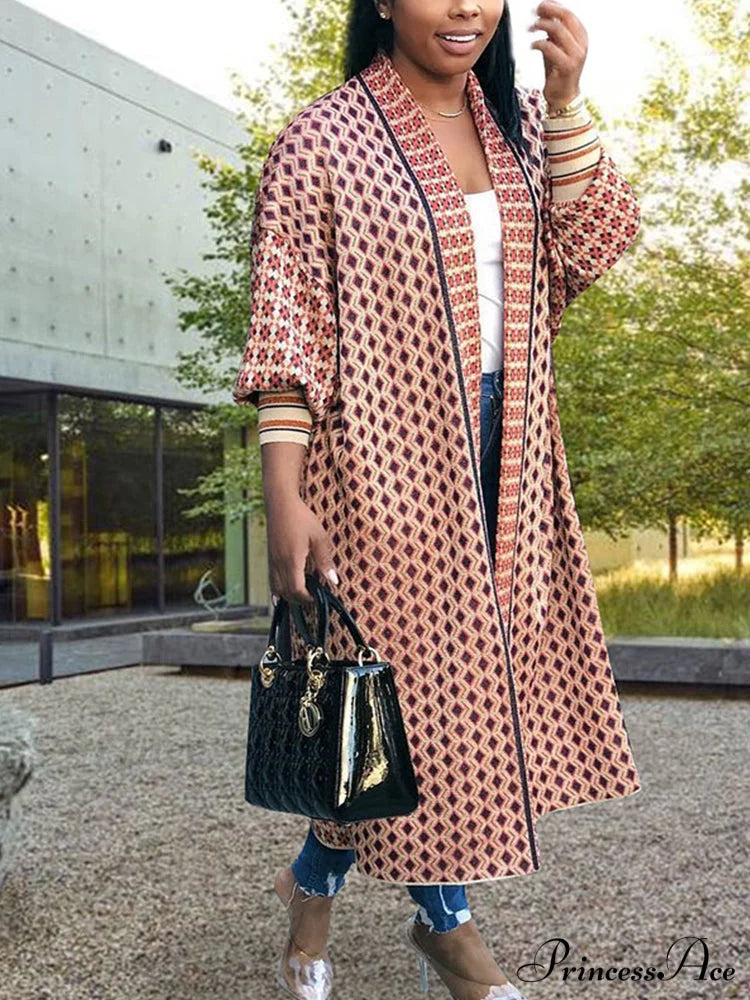 Leopard Print Graceful Bowknot Pleated Dress Cardigan