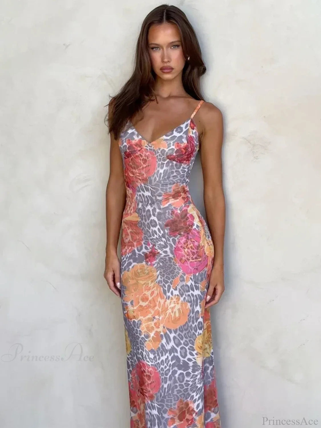 Leopard Print Slim Bodycon Vacation Dress vacationdress-250223