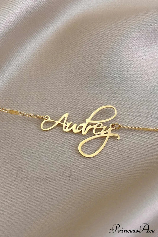 Letter Necklace Jewelry