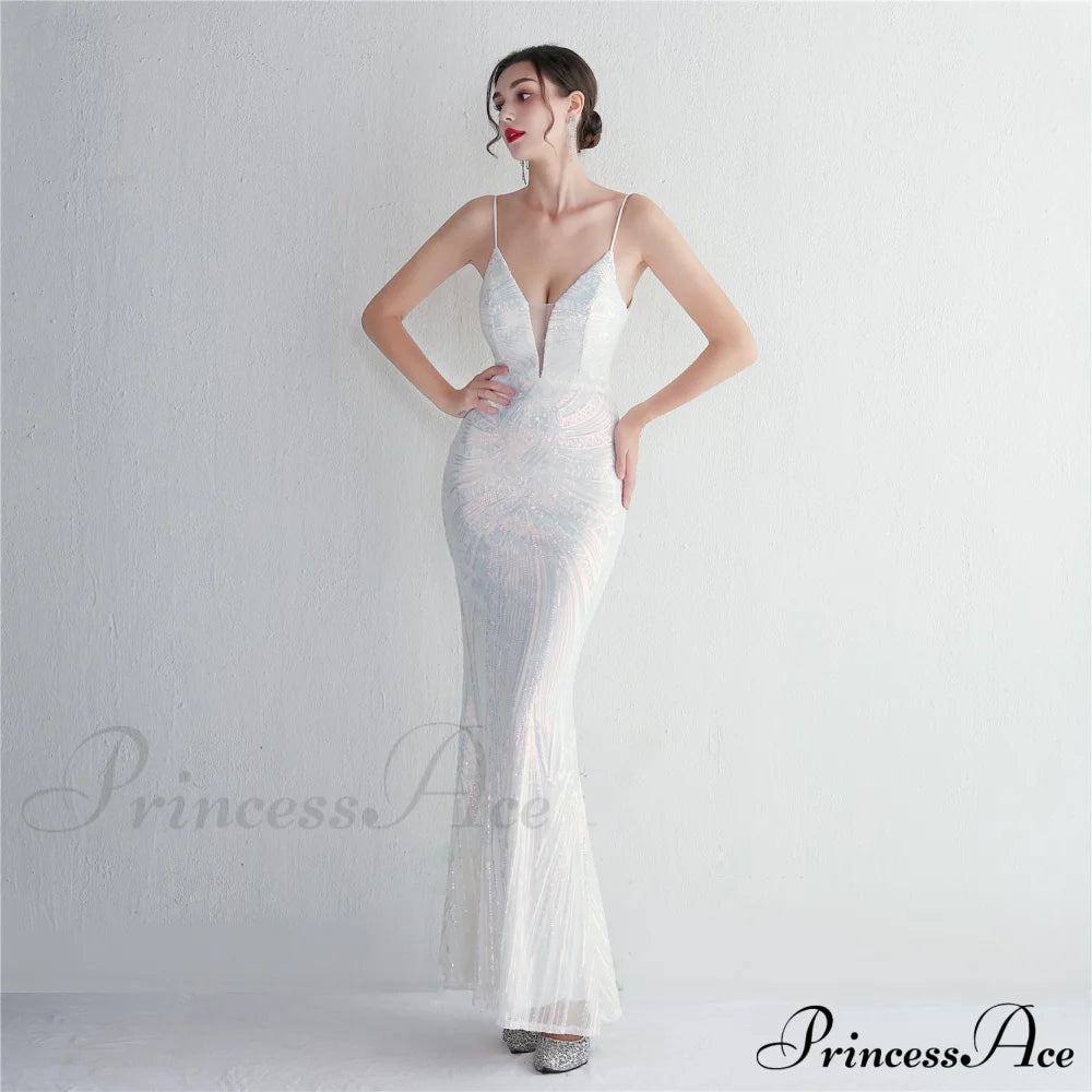 Liana Formal Sequin Charming Scroll Mermaid Dress S.o. Long Dresses