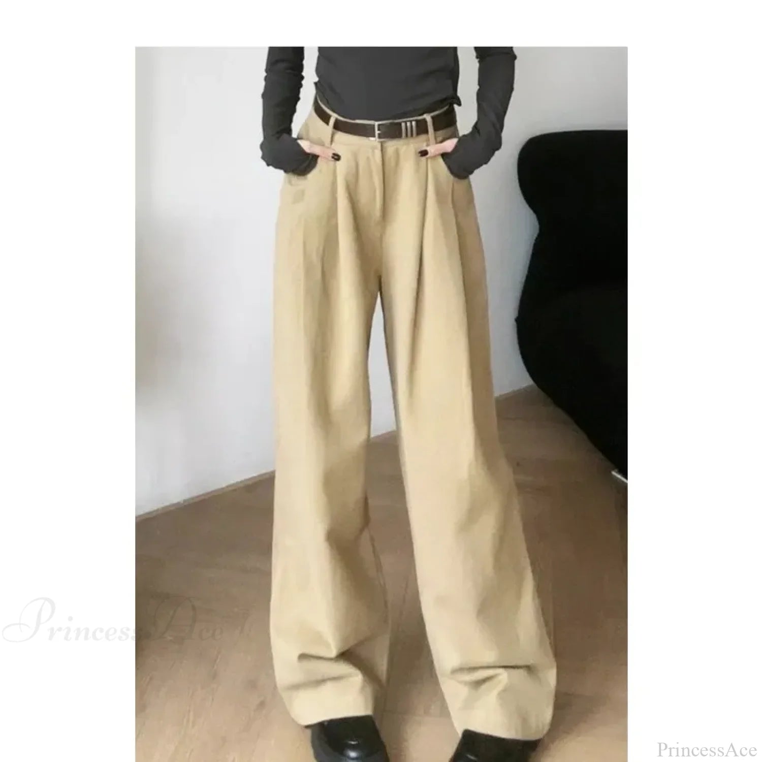 Loose Office Ladies Suit Pants Women