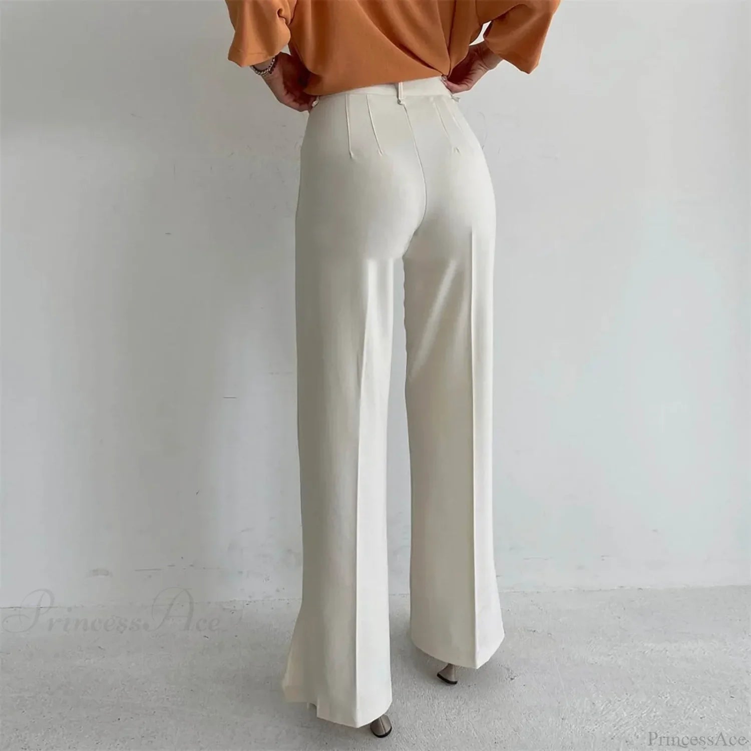 Loose Split Straight Casual Pants
