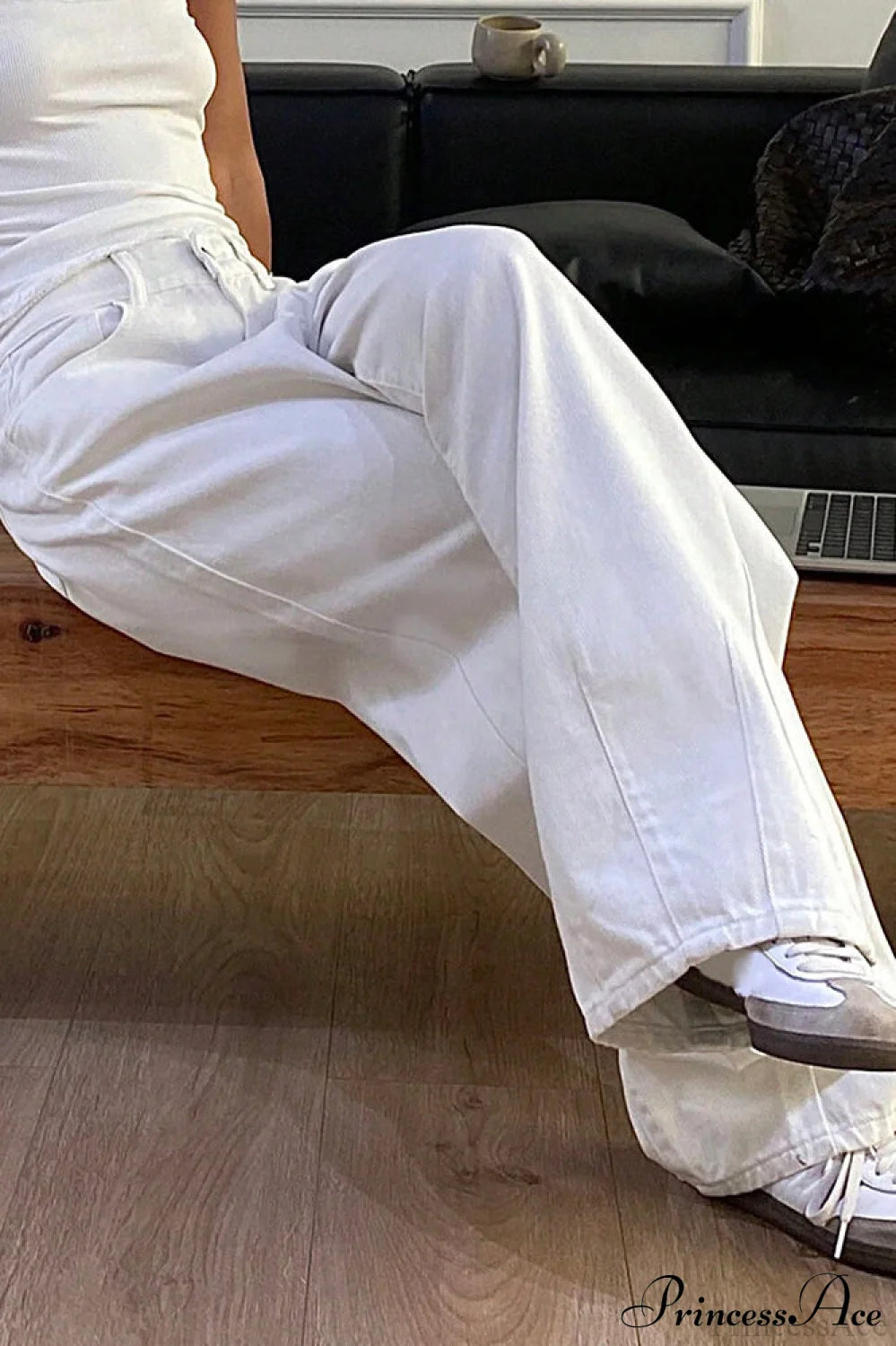 Loose Straight High Waist Jean