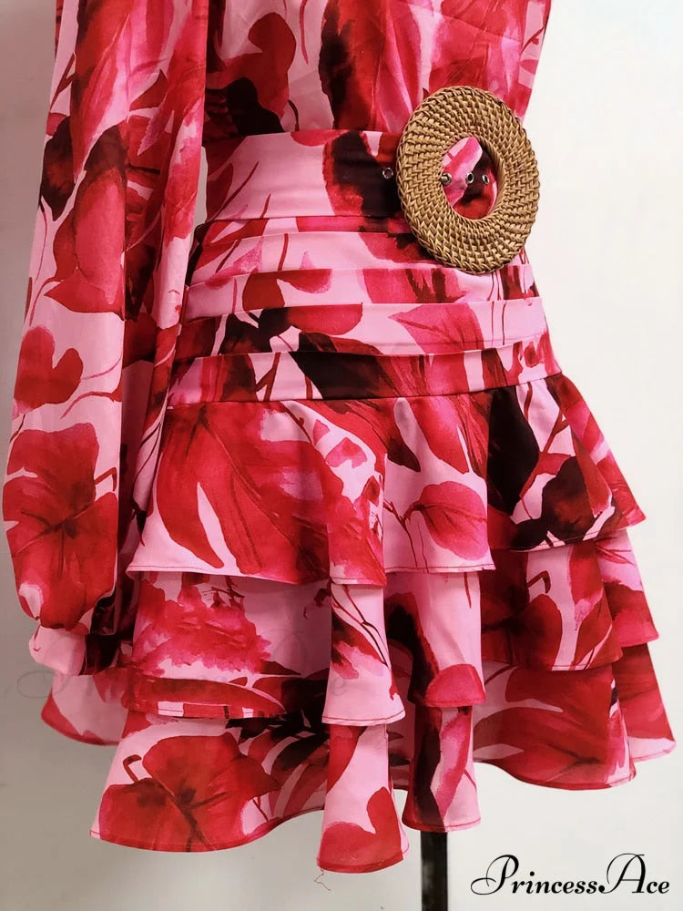 Luna Elegant Ruffle Dress