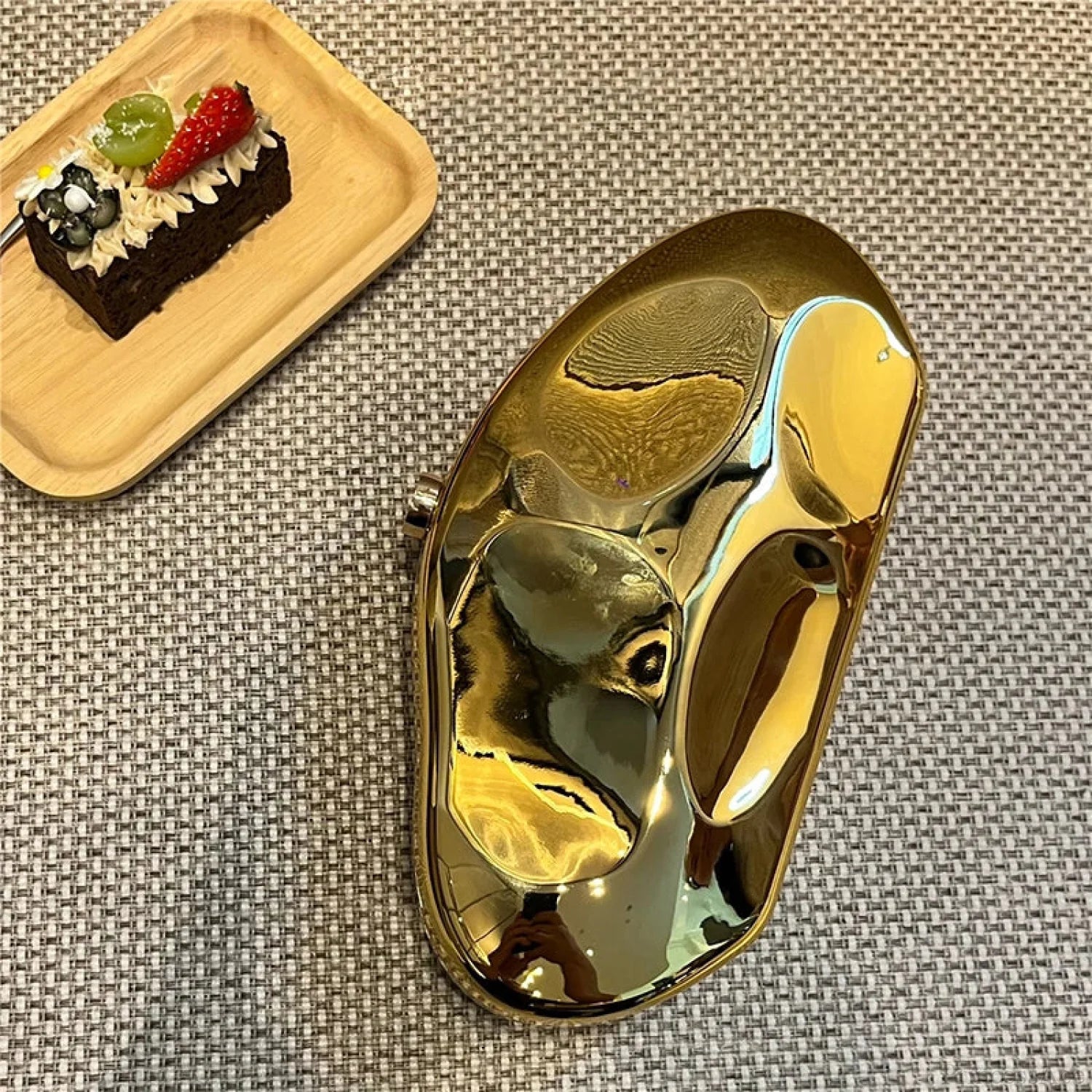 Luxury Gold Acrylic Evening Purse Designer Wedding Bag clutchbag-250126