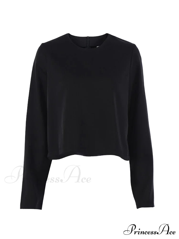 Madison Elegant Co-Ord Set Black Top / S