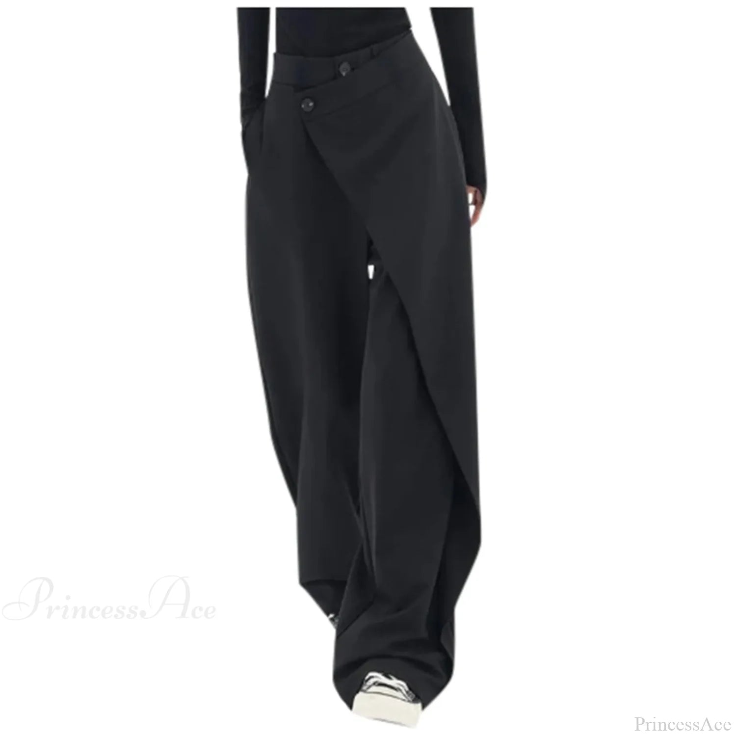 Minimalist Business Casual Pants Black / S
