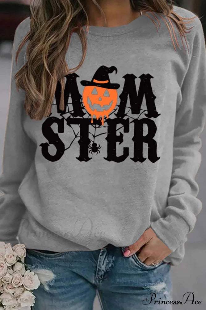 Momster Pumpkin Sweatshirt Sweatshirts