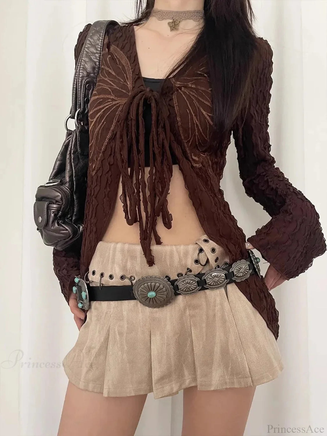 National Mysterious Gem Inlaid Strap