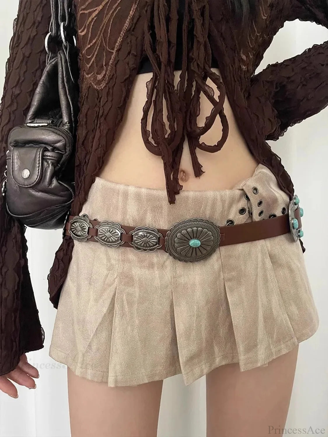 National Mysterious Gem Inlaid Strap