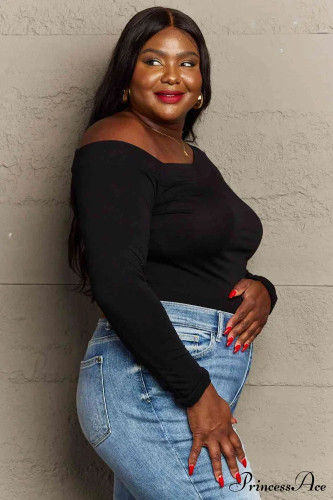 Neck Fall Arm You - Top Asymmetrical For Full Long Culture Code Size