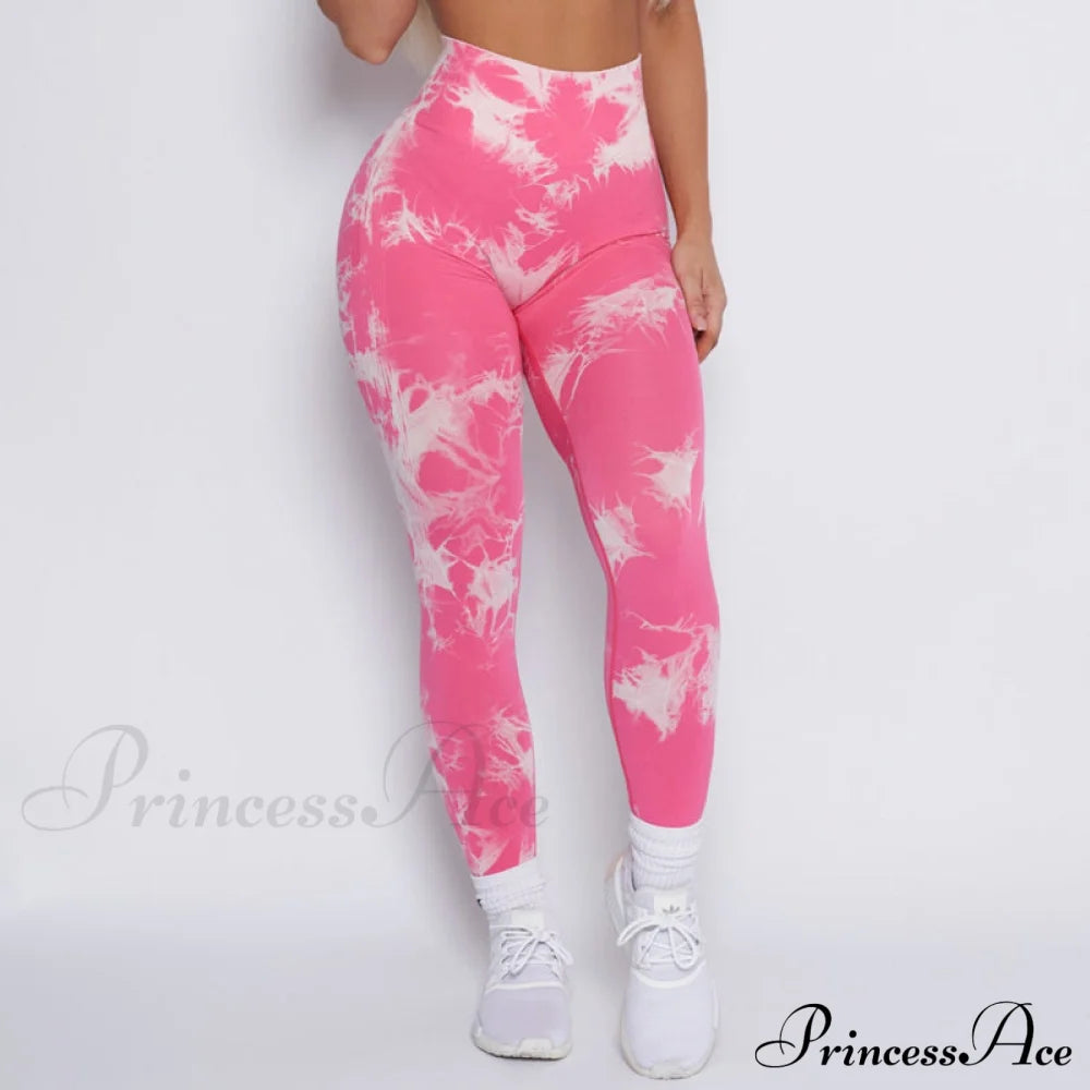 New Lightning Marble Scrunch Butt Leggings