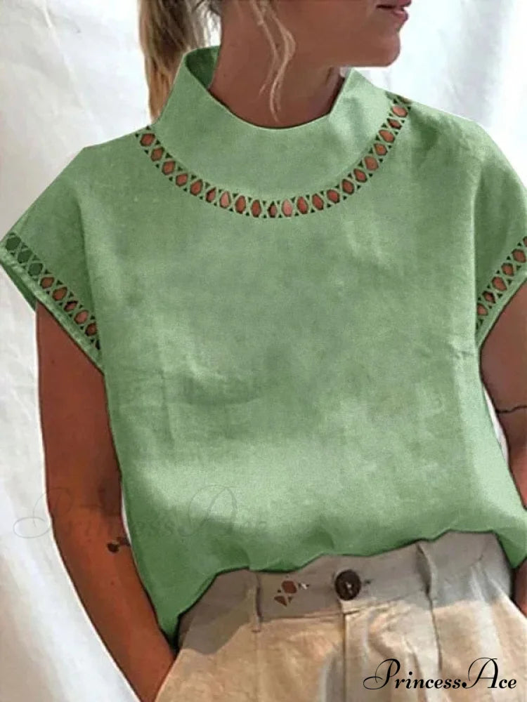 Nicolette Blouse Green / S Tops & Blouses
