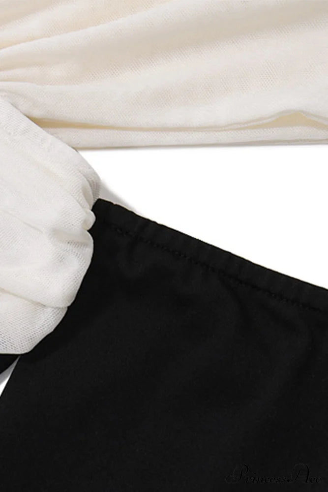 Off Shoulder Corset Dress With Bow Mini Dresses