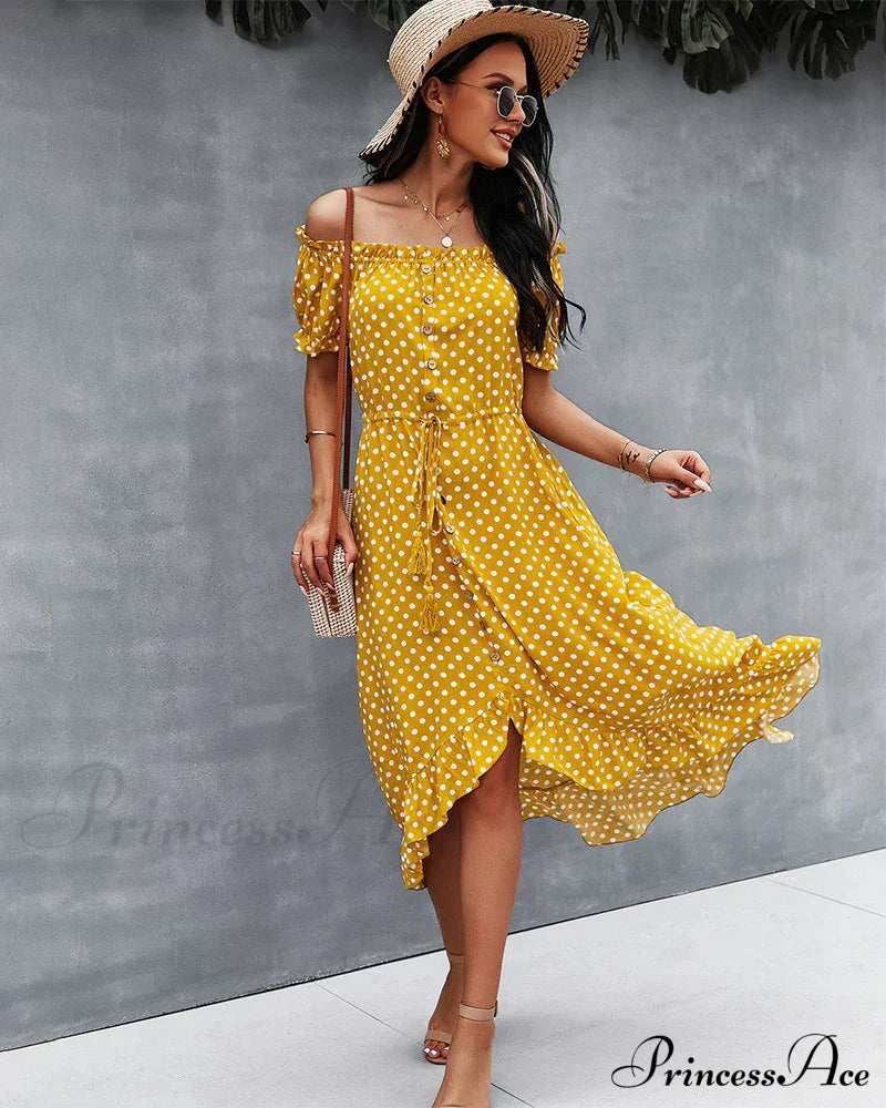 Off The Shoulder Dress S / Black