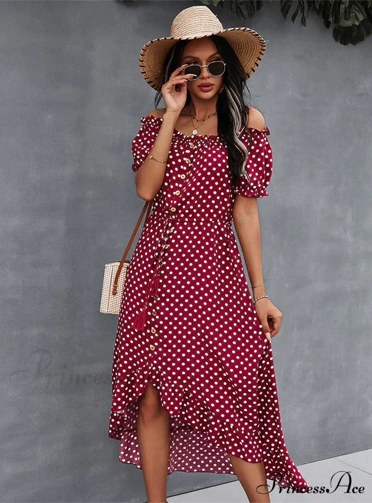 Off The Shoulder Dress S / Yellow