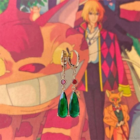 Overstated Serpent Unpredictable Dangling Earring green