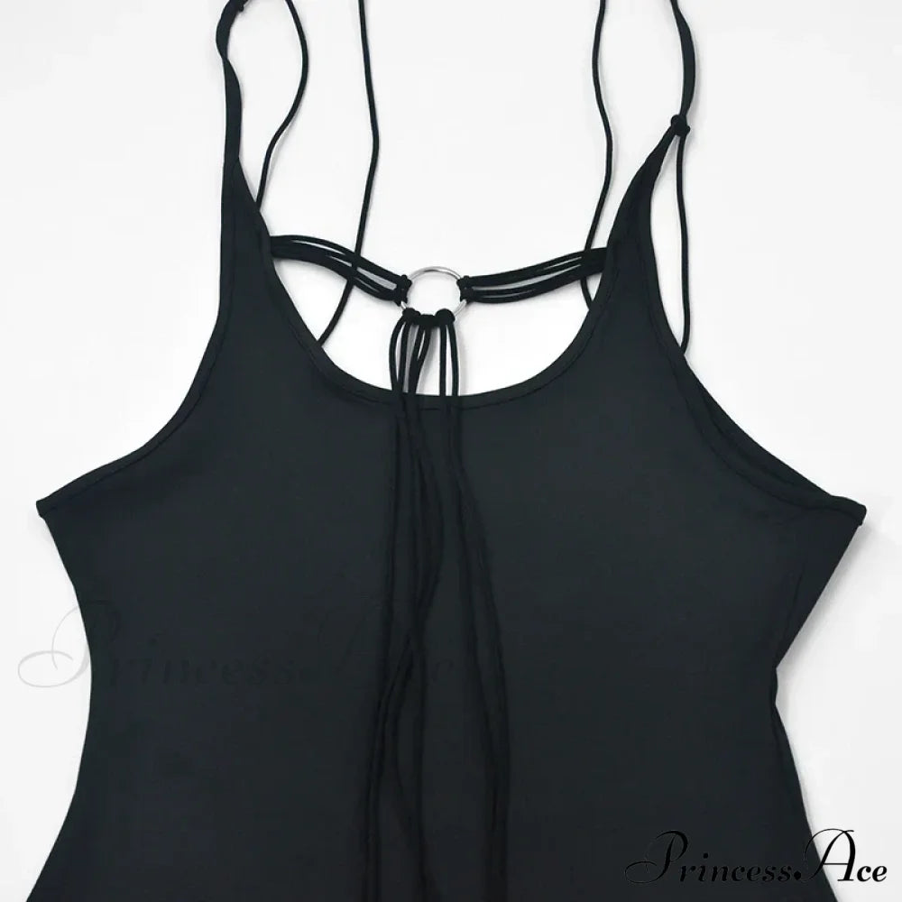 Party Fashion Bandage Sleeveless Backless Long Casual Elegant Bodycon Dress