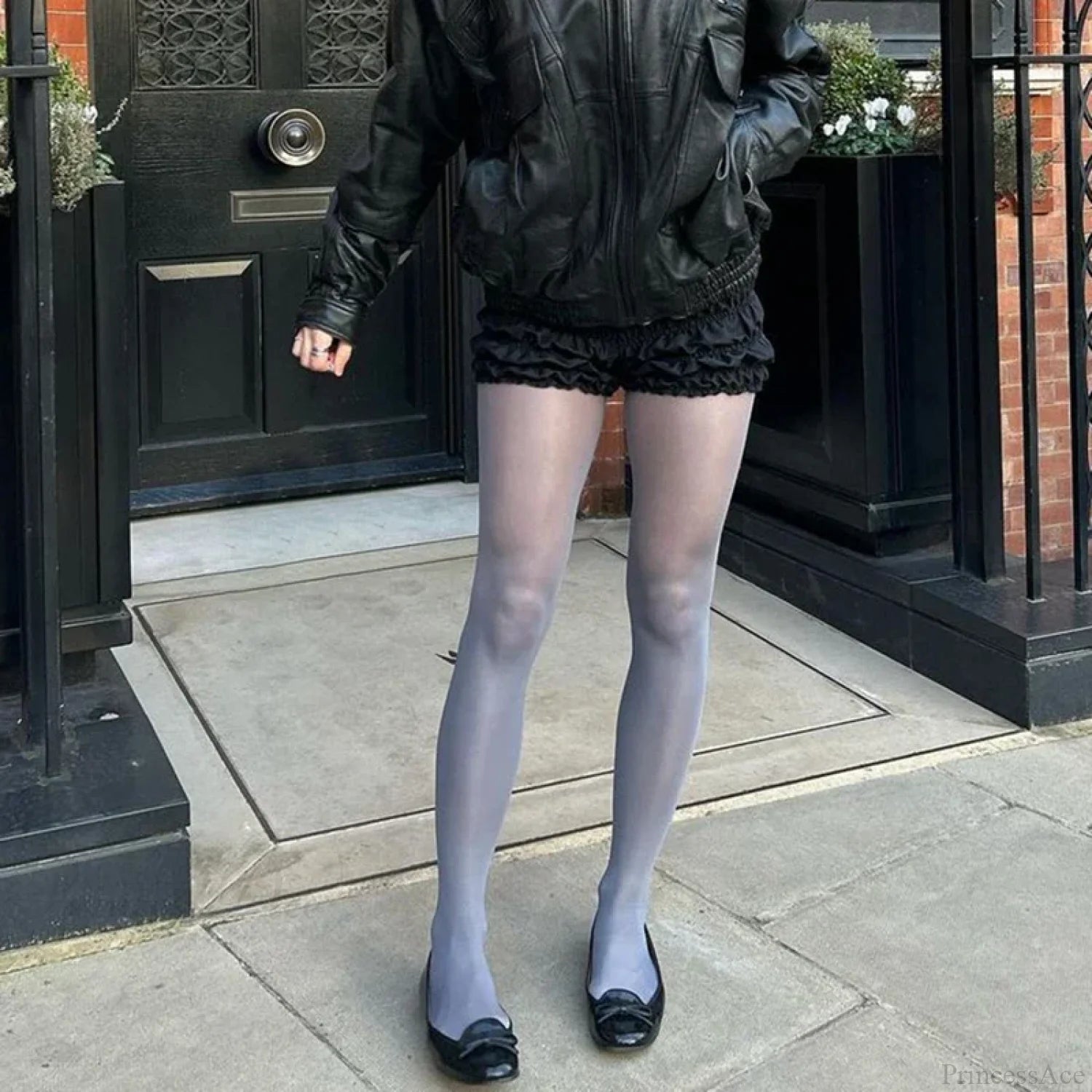 Plaid Frill Tiered Low-Rise Short short-250223