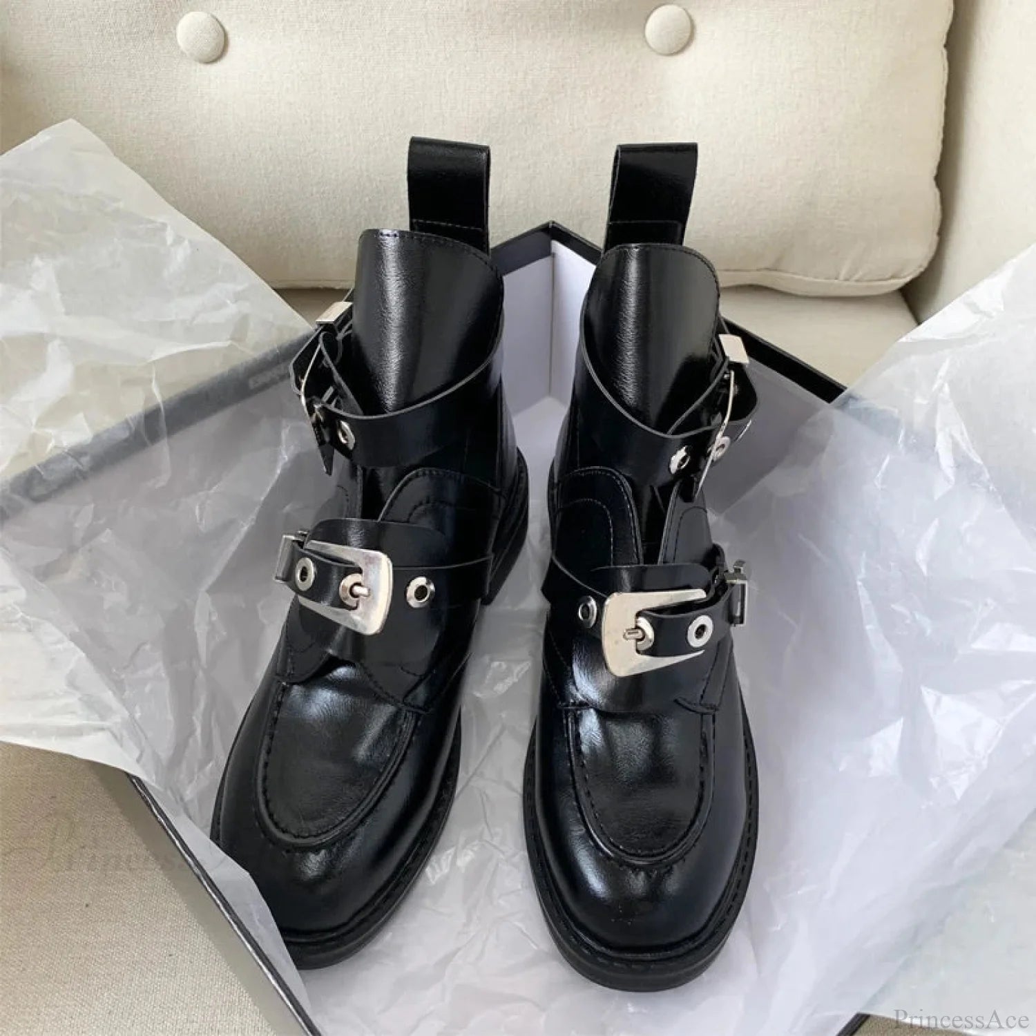 Platform British Style Retro Chelsea Gothic Boot