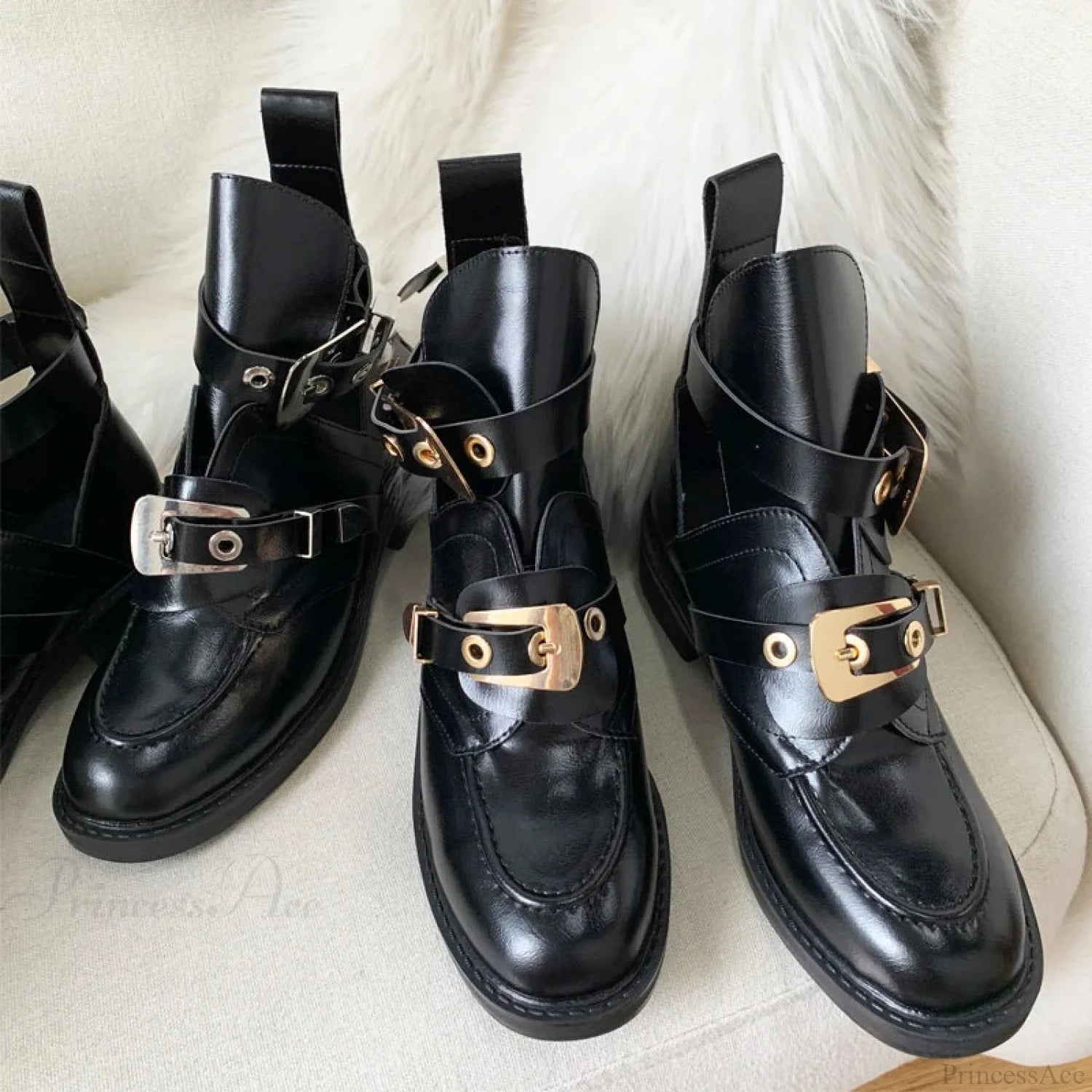 Platform British Style Retro Chelsea Gothic Boot